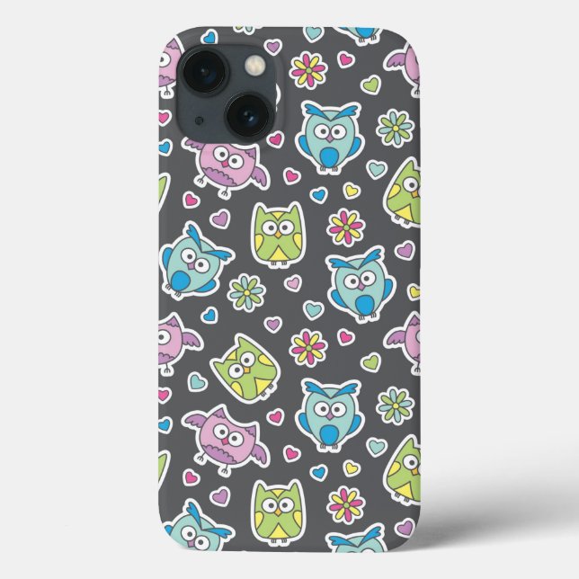 Eulenmuster Case-Mate iPhone Hülle (Rückseite)