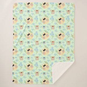 Eulenmuster Sherpadecke