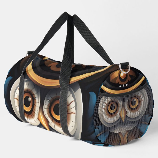 Eulennname Duffle Bag (Rechte Ecke)