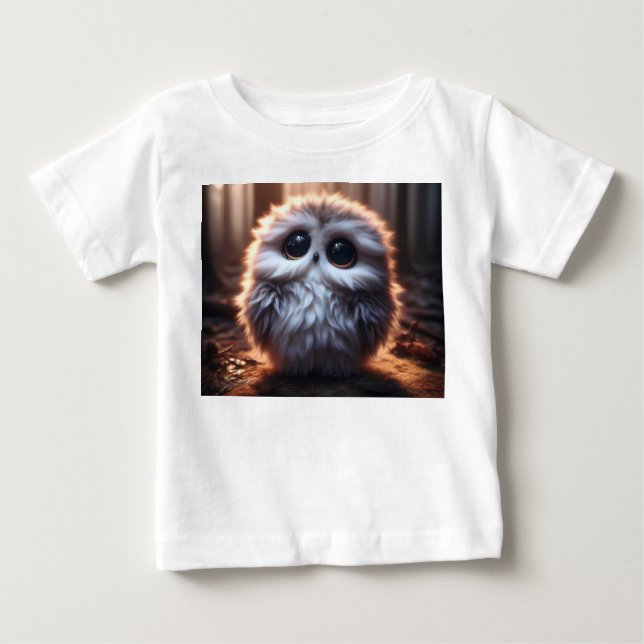 Eulenshirt Baby T-shirt (Vorderseite)