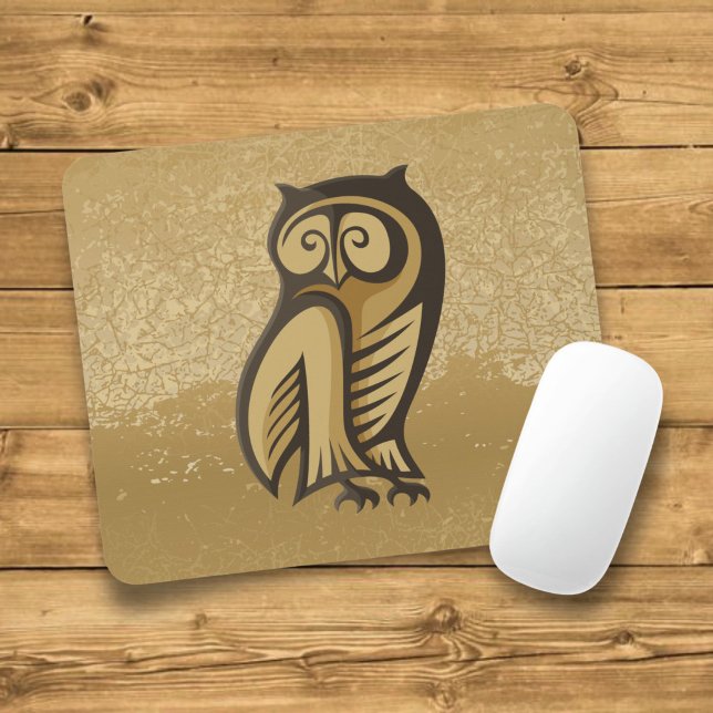 Eulensymbolfarbe Mousepad (Von Creator hochgeladen)