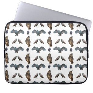 Eulentaumel-Laptophülle (Farbe wählen) Laptopschutzhülle