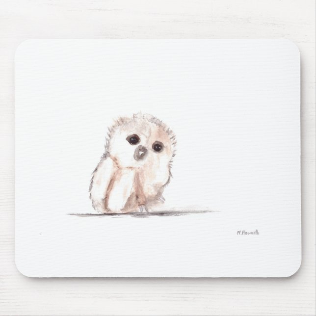 Eulenvogel Mousepad (Vorne)