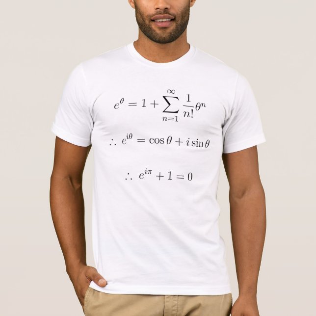Euler erklärte: Summierung T-Shirt (Vorderseite)