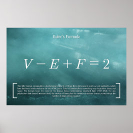 Eulers Formel - Math Poster