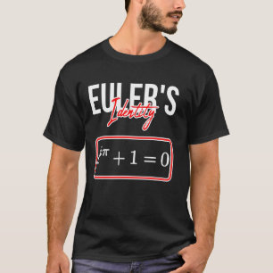 Eulers Identität, wo Mathematik und Magie Spaß kon T-Shirt