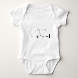 Eulers Identitäts-Mathe-Formel Baby Strampler