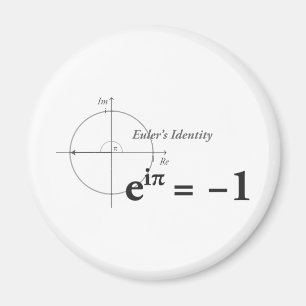 Eulers Identitäts-Mathe-Formel Magnet
