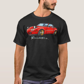 Eunos Roadster in Red Jdm Car T-Shirt