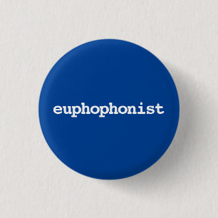 euphonistische Typografie Button