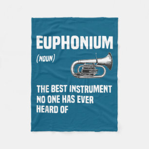 Euphonium Blechblasinstrument Marching Band Kunstw Fleecedecke