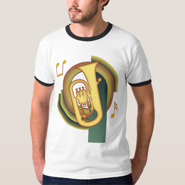 Euphonium-Deko T-Shirt (Vorderseite)