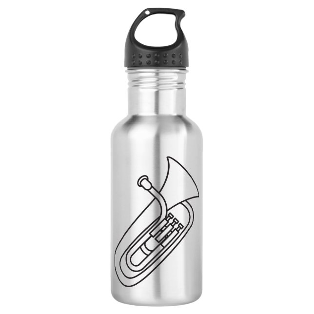 Euphonium Edelstahlflasche (Vorderseite)