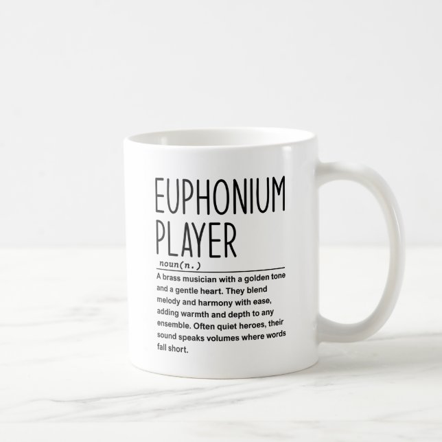 Euphonium Kaffeetasse (Rechts)