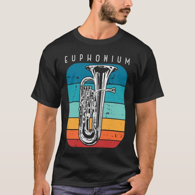 Euphonium Music Musician Baritone 1 T-Shirt (Vorderseite)