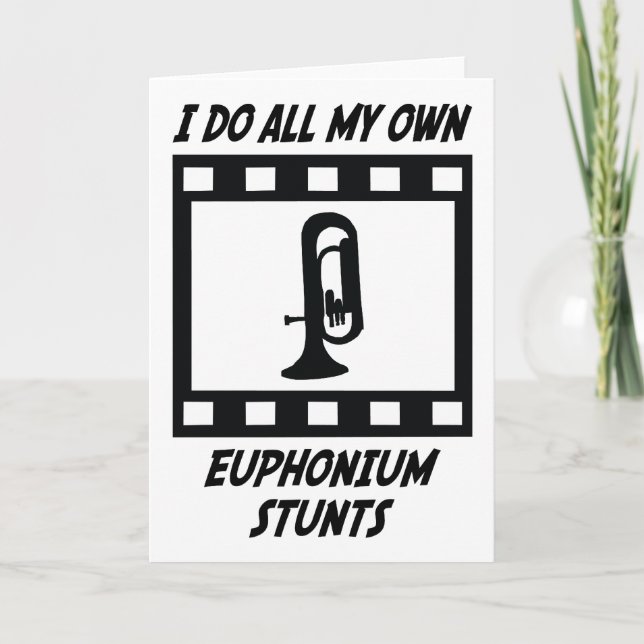 Euphonium Stunts Karte (Vorderseite)