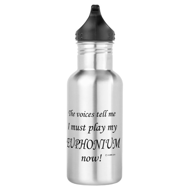 Euphonium Voices sagen, müssen spielen Edelstahlflasche (Rechts)