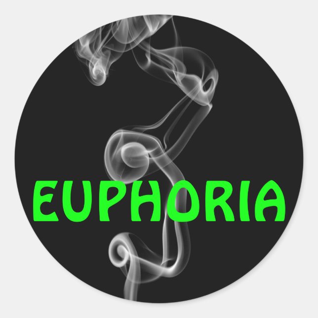 EUPHORIE RUNDER AUFKLEBER (Vorderseite)