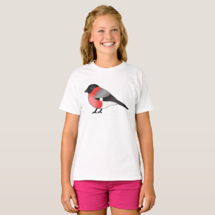 Eurasian Bullfinch Niedlicher Cartoon Bird Illustr T-Shirt