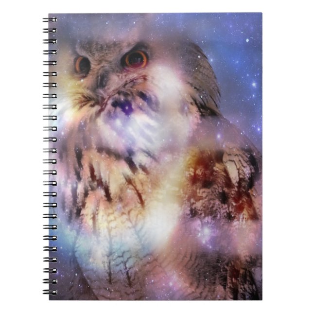 Eurasian Eagle-Owl-Notebook Notizblock (Vorderseite)