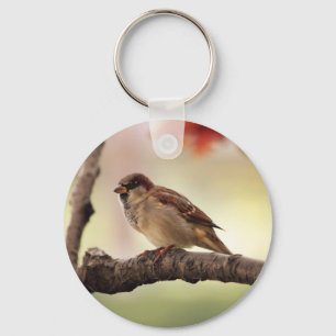 Eurasian Tree Sparrow Keychain Schlüsselanhänger