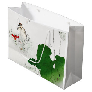 Eurasian Tree Sparrow, Watanabe Seitei Große Geschenktüte