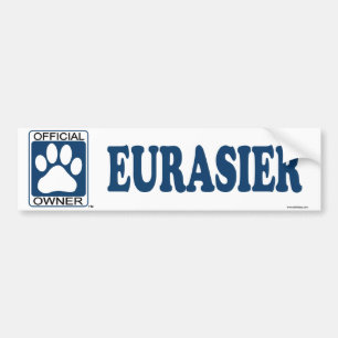 Eurasier Blau Autoaufkleber
