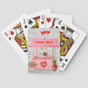 Eurasier Dog Valentine's Day Kissing Booth Spielkarten