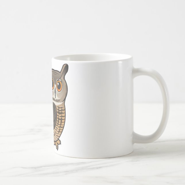Eurasische Eagle-Eule Tasse (Rechts)