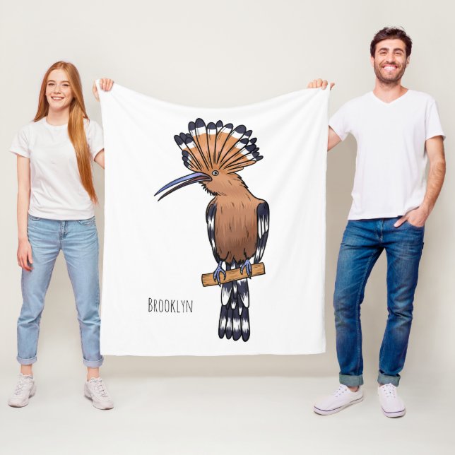 Eurasische Vogelscheuche-Cartoon Fleecedecke (Beispiel)