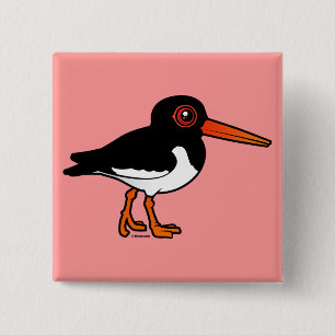 Eurasischer Oystercatcher Button