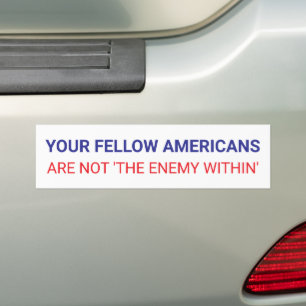 Eure amerikanischen Mitbürger Einheit Politisch  Autoaufkleber