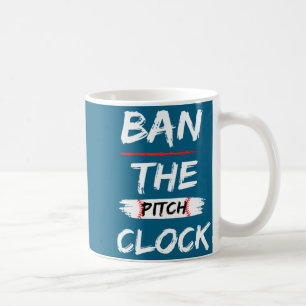 Eure Ban Pitch Clock Baseball Show Kaffeetasse