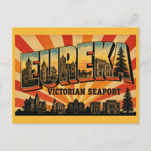 Eureka California viktorianischer Seehafen Carson Postkarte