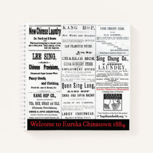 Eureka Chinatown 1884 - Monumental-Notebook Notizbuch