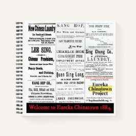 Eureka Chinatown 1884 - Monumental-Notebook Notizbuch