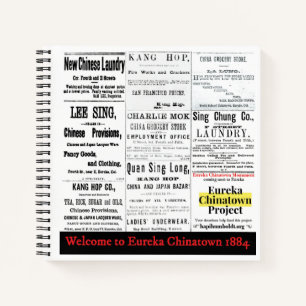 Eureka Chinatown 1884 - Monumental-Notebook Notizbuch