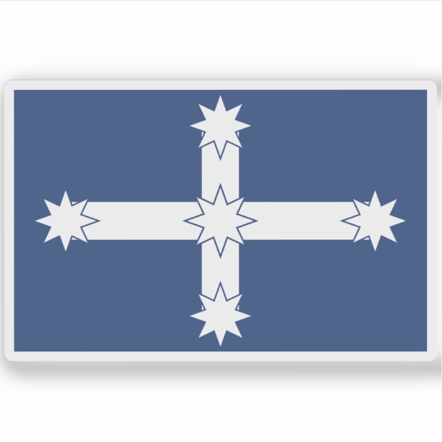 Eureka Flag, Commonwealth of Australia Aufkleber (Vorderseite)