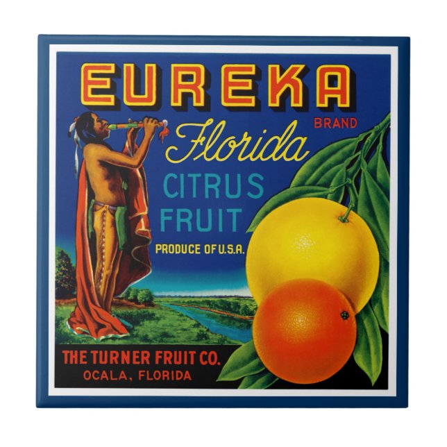 Eureka Florida Citrus Fliese (Vorderseite)