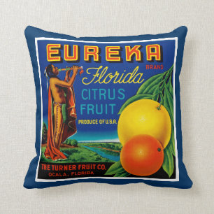 Eureka Florida Citrus Kissen