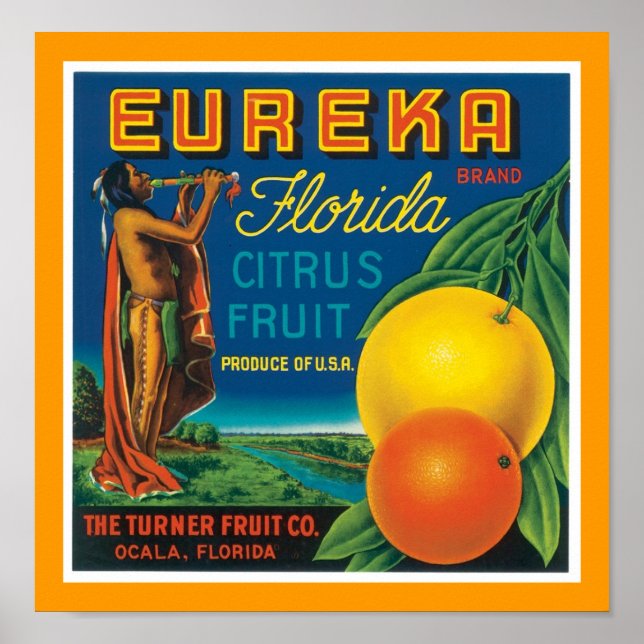 Eureka Florida Citrus Poster (Vorne)