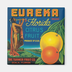 Eureka Florida Zitrusfrucht Magnet