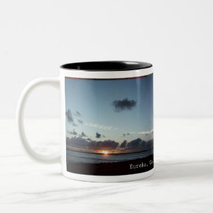 Eureka, Kalifornien bewölkt Kaffeeschale Zweifarbige Tasse