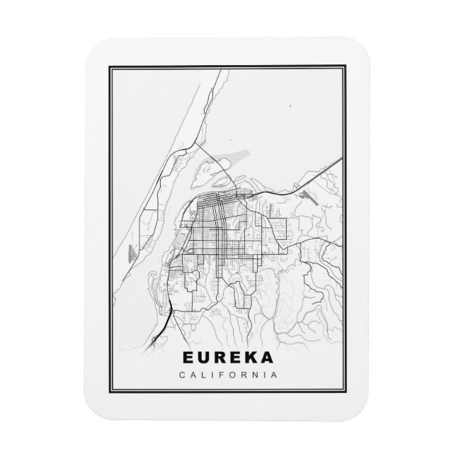Eureka Map Magnet (Vertikal)