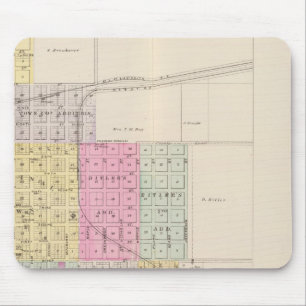 Eureka, Severy und Piemont, Kansas Mousepad