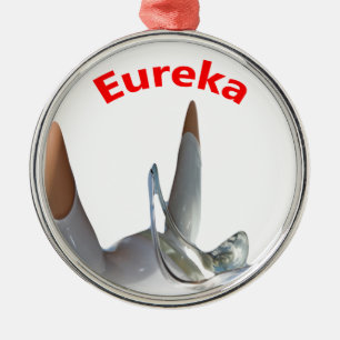 Eureka Silbernes Ornament