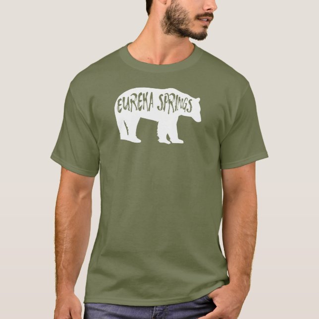 Eureka Springs Arkansas Bear T-Shirt (Vorderseite)