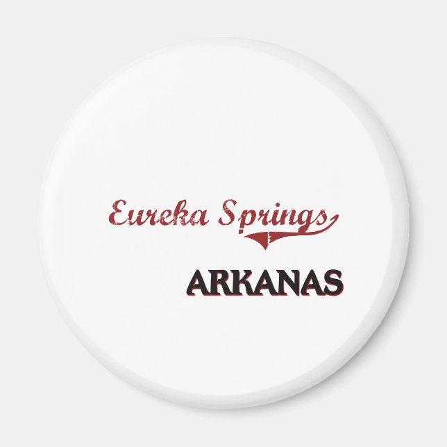 Eureka Springs Arkansas City Classic Magnet (Vorne)