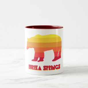 Eureka Springs Arkansas Rainbow Bear Zweifarbige Tasse