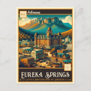 Eureka Springs, Arkansas Vintage Postkarte